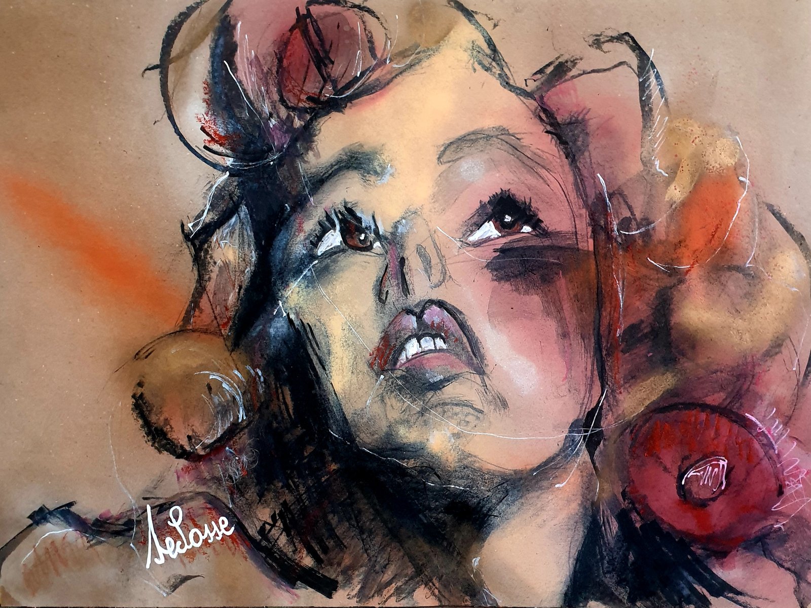 Portrait Falling Into Time Parov Stelar Expressionnisme Selosse Belgique