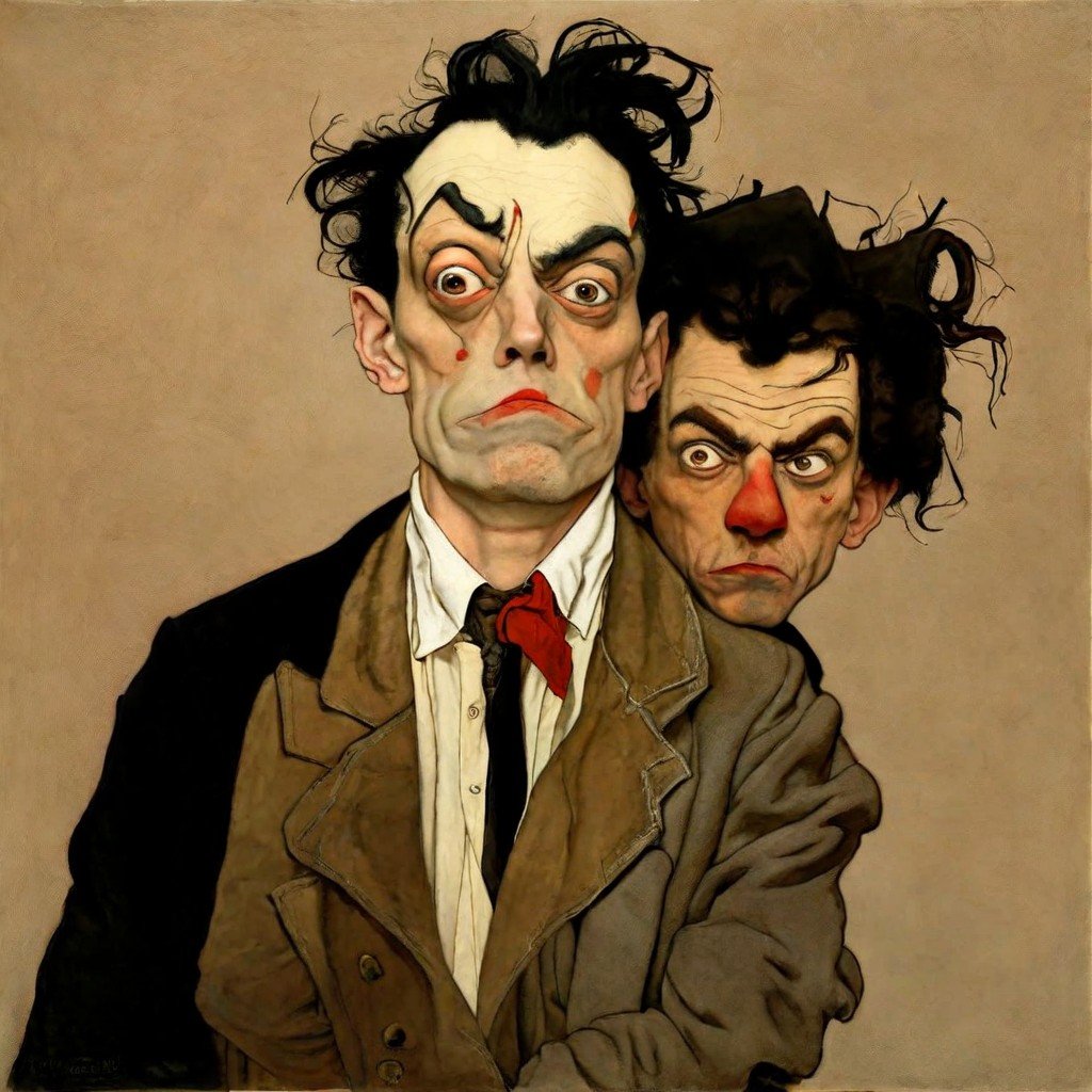 Deux Hommes Circonspects par laurent vo anh