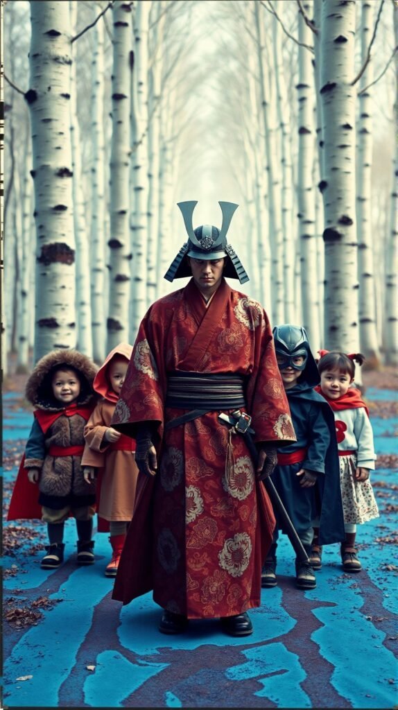 Portrait Photo Polaroid CreeunephotodartdanslestyledesfilmdeElzbietaKwiatkowskaunsamouraindansunkimonomagnifiqueentourepardesenfantshabilleenpellucheetsuperherosdansu 1 3 574x1024 par laurent vo anh