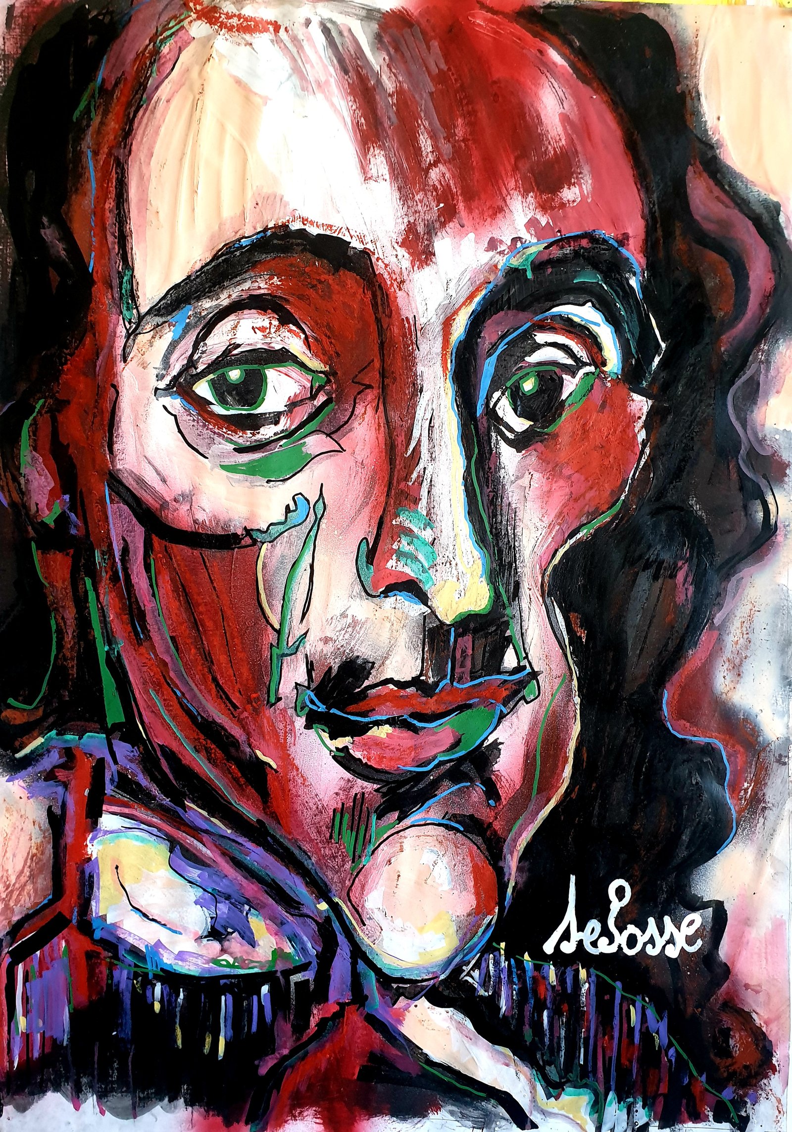 Portrait Spinoza Peintre Belge Selosse Galerie Art Bruxelles Centre Quartier Sablont 2026 par Jérôme Selosse