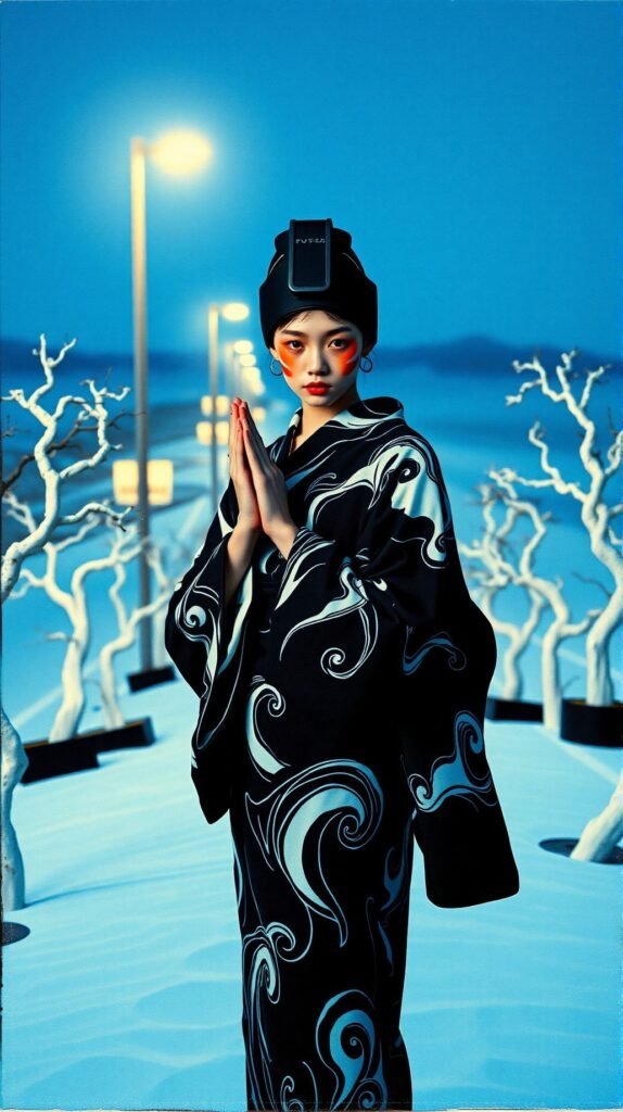 Portrait Photo Polaroid CreeunephotodemodeminimalistezenetartargentiqueavecdescouleursraresetimpromptuesdanslestyledeKellyAnnBobbdansunegranderuefuturistesurunedunedepi 1 574x1024 par laurent vo anh